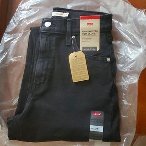 Levi high waisted mom jeans